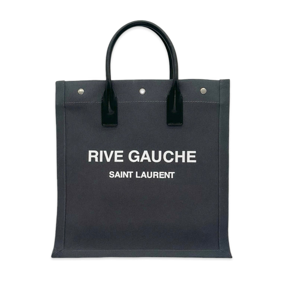 Saint Laurent Canvas Vertical Rive Gauche Tote
