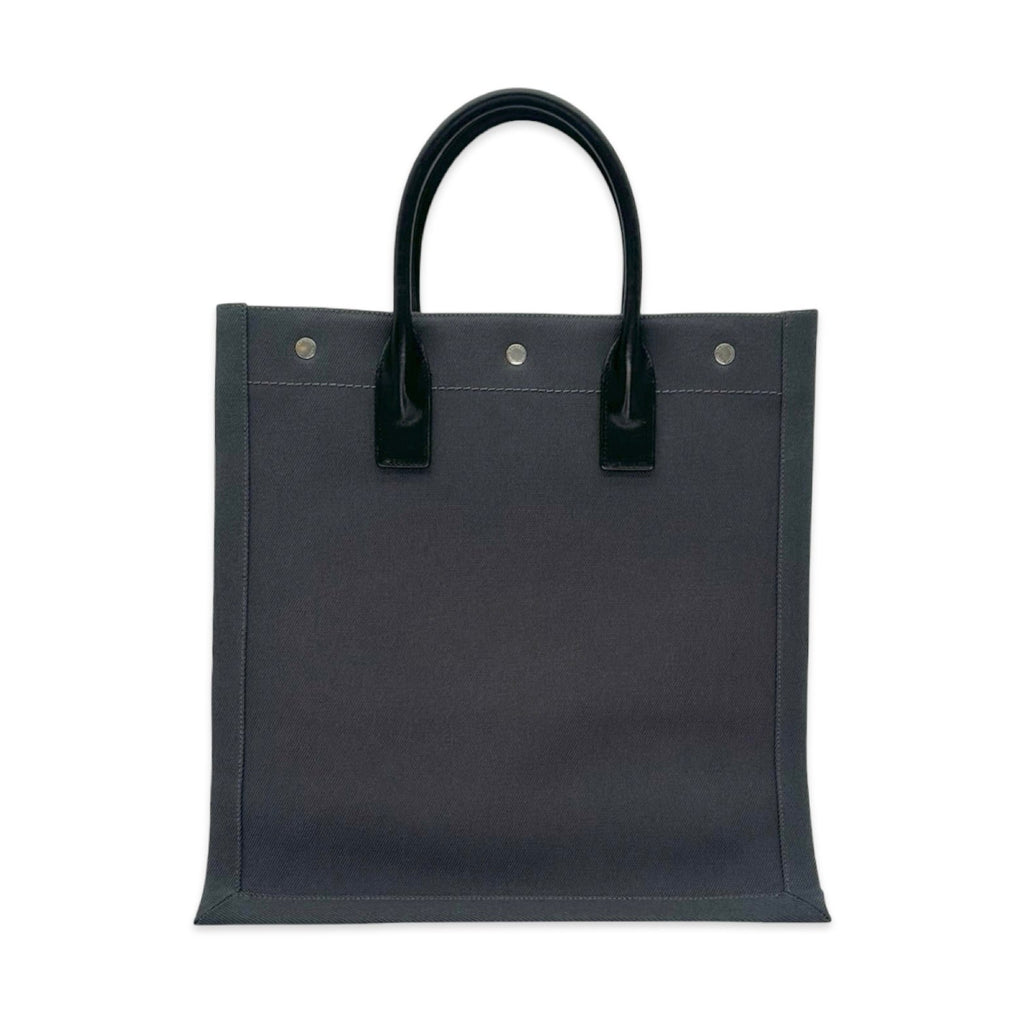 Saint Laurent Canvas Vertical Rive Gauche Tote