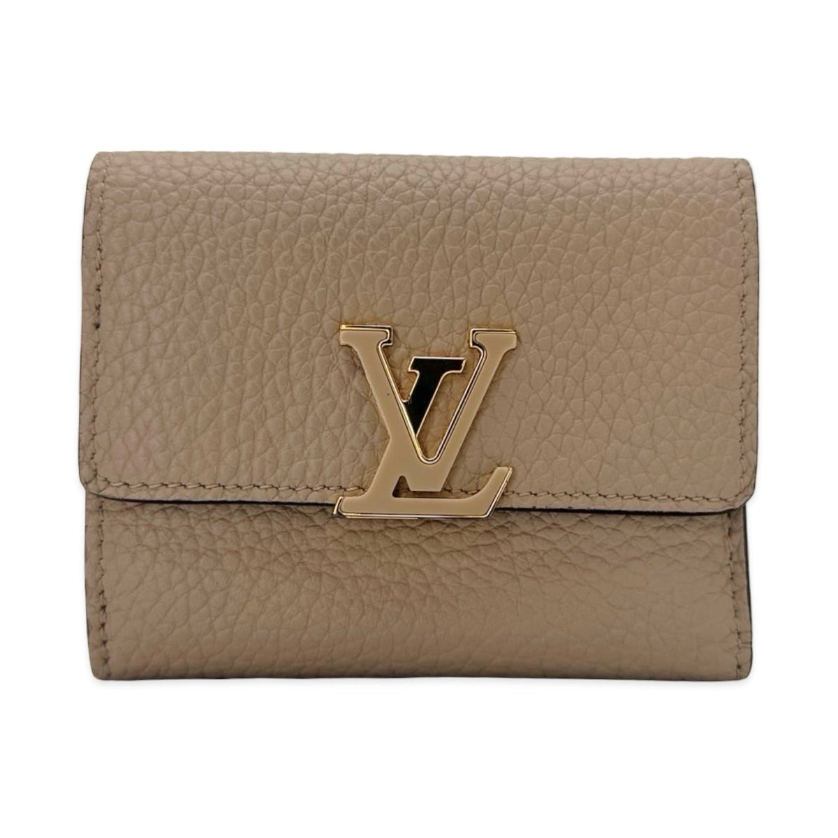 Louis Vuitton Calfskin Capucines Compact Wallet