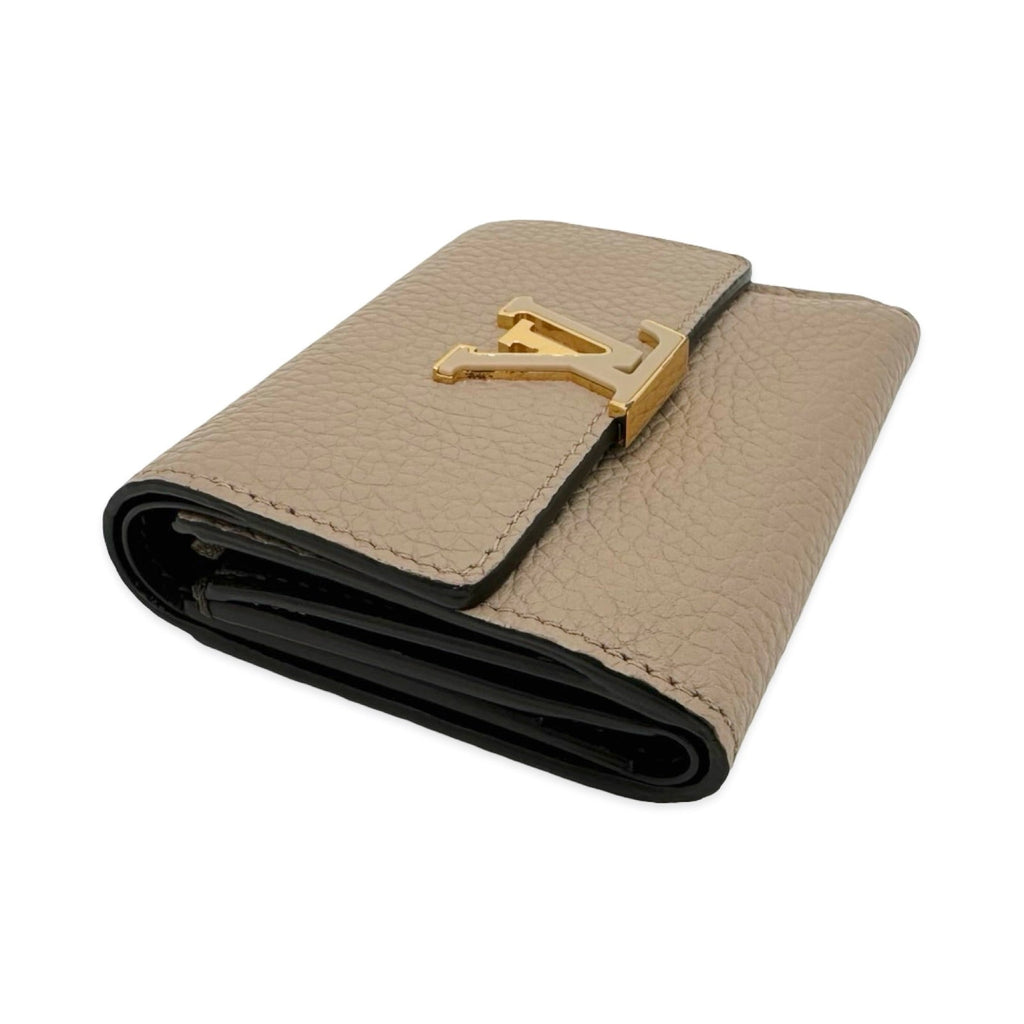 Louis Vuitton Calfskin Capucines Compact Wallet
