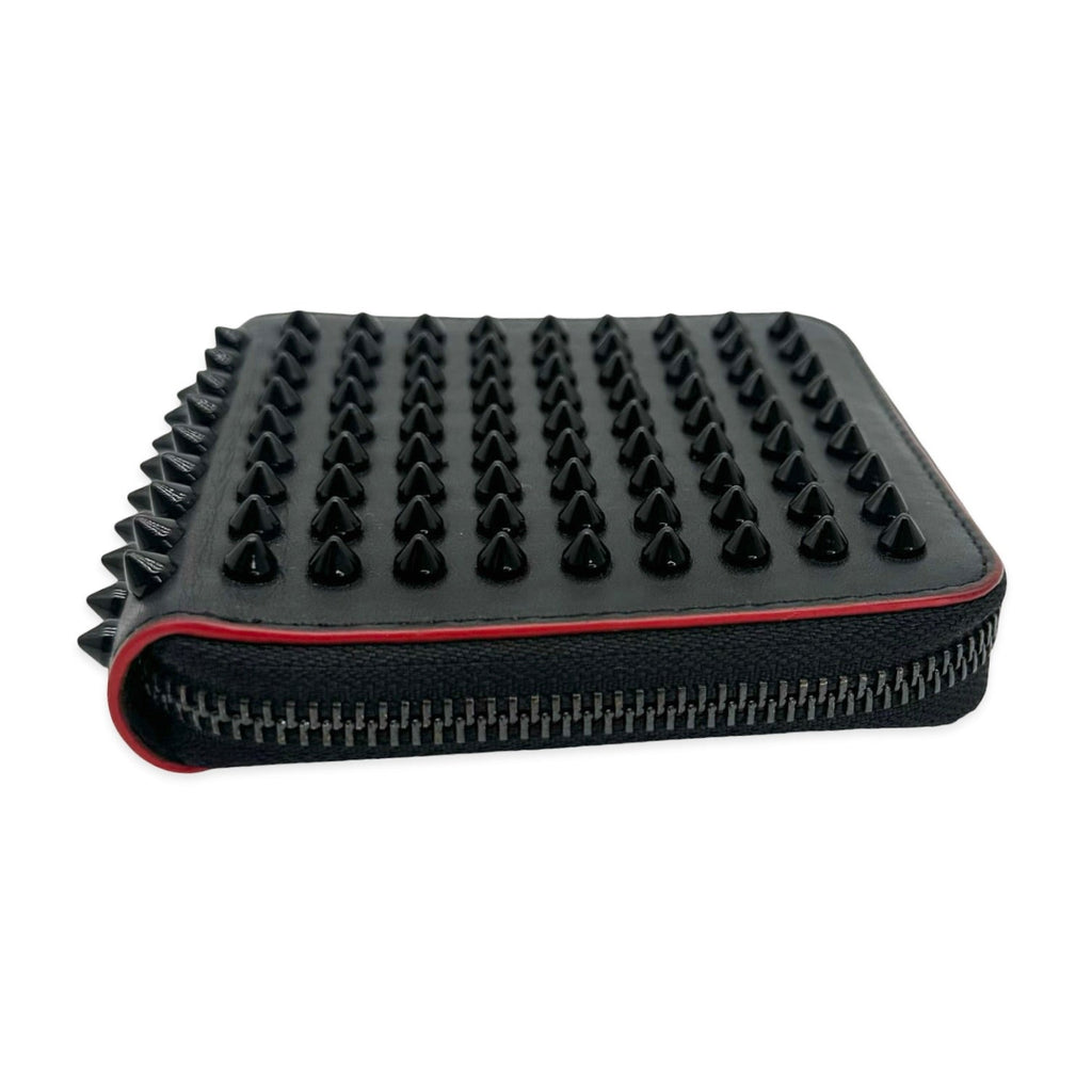 Christian Louboutin Panettone Spiked Compact Zip Wallet