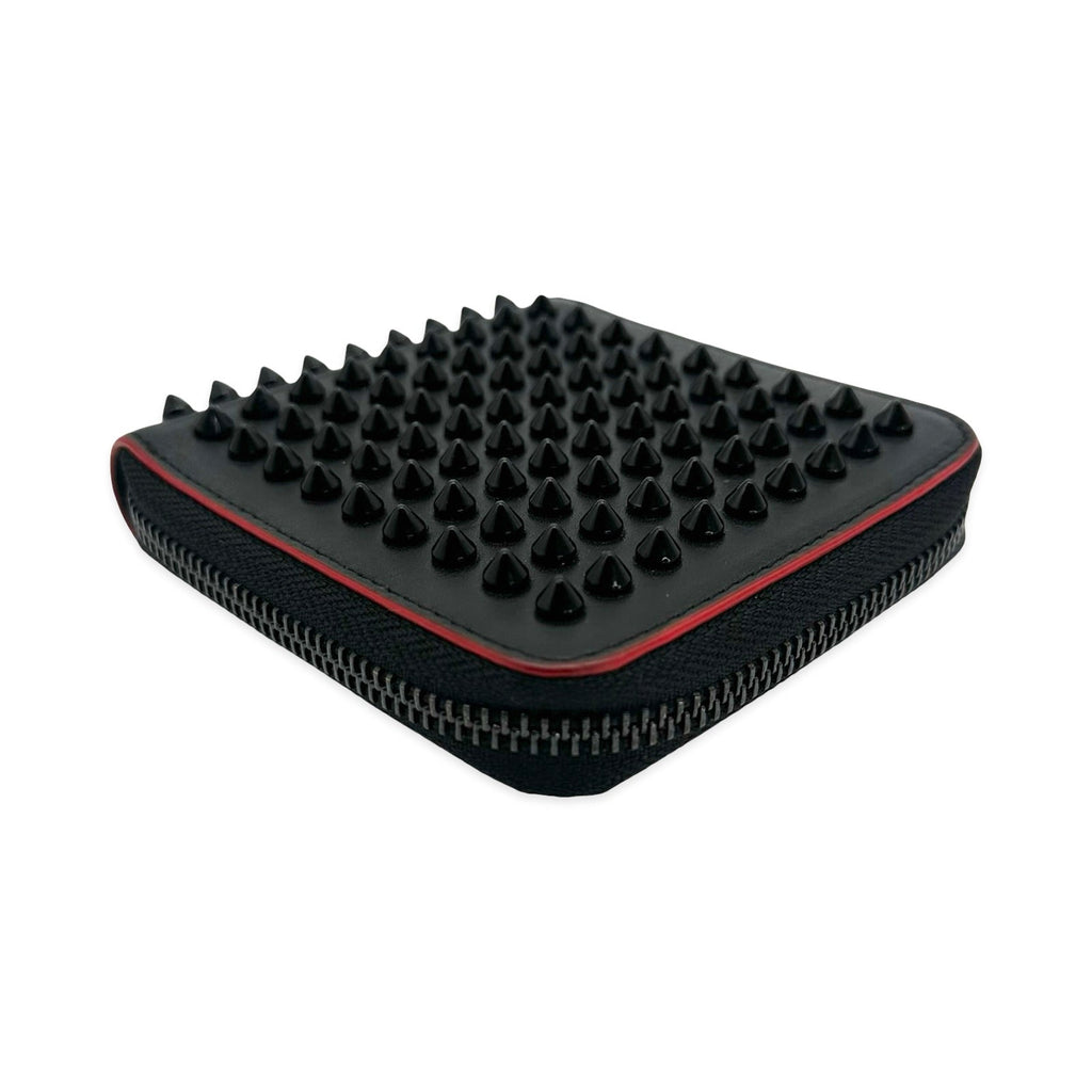 Christian Louboutin Panettone Spiked Compact Zip Wallet