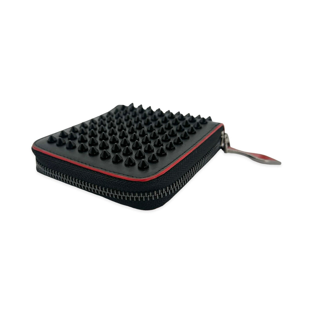 Christian Louboutin Panettone Spiked Compact Zip Wallet