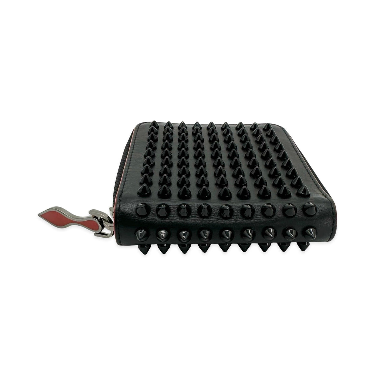 Christian Louboutin Panettone Spiked Compact Zip Wallet