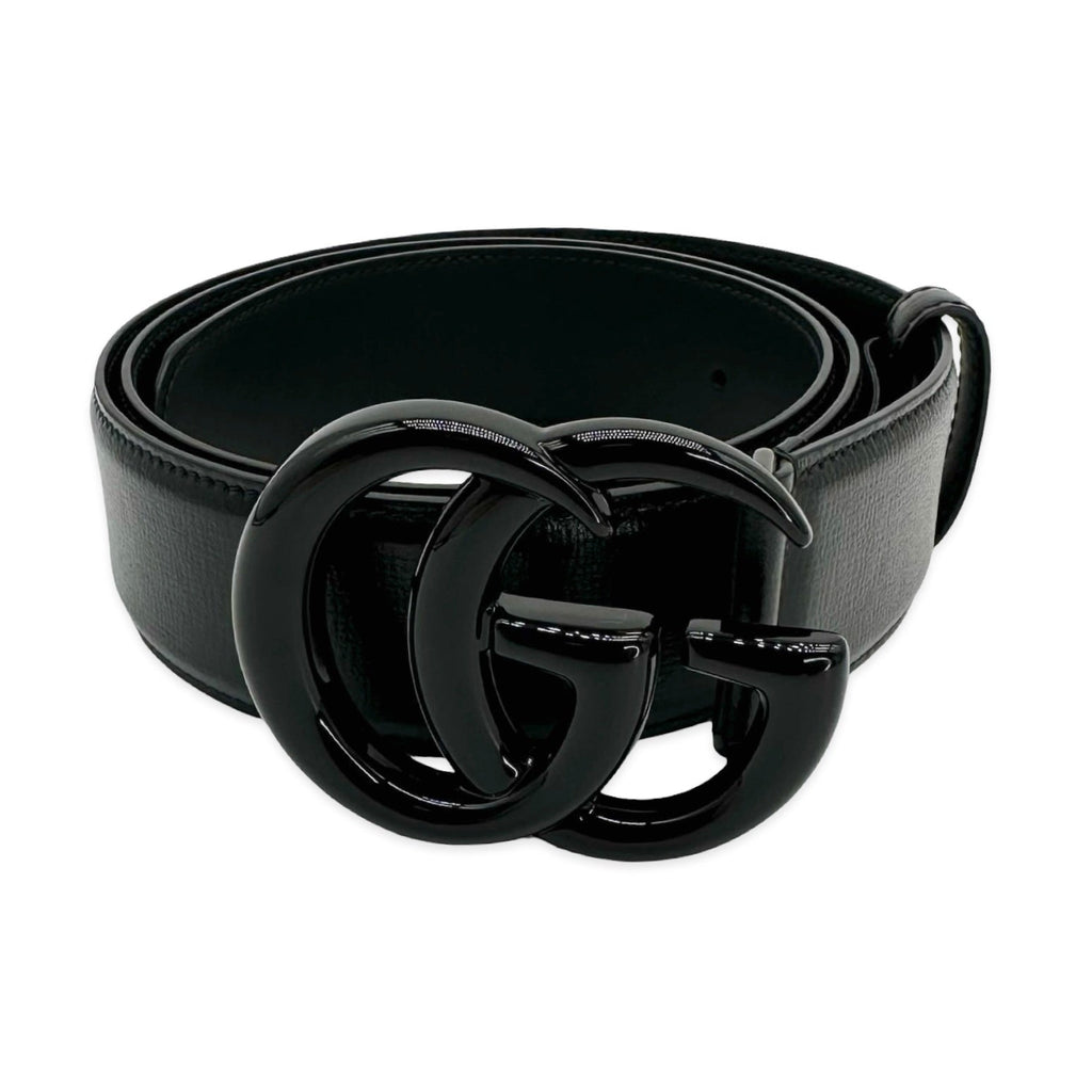 Gucci Calfskin GG Marmont Monochrome Belt