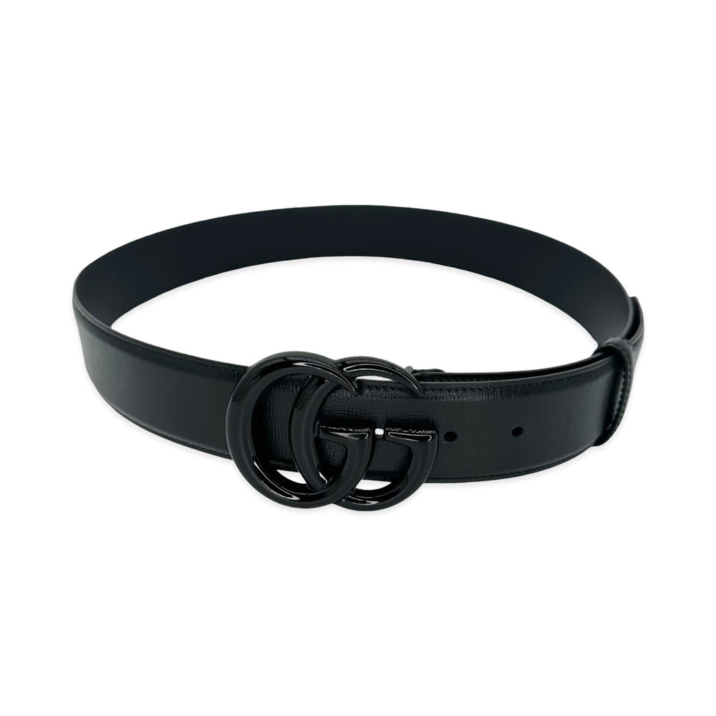 Gucci Calfskin GG Marmont Monochrome Belt