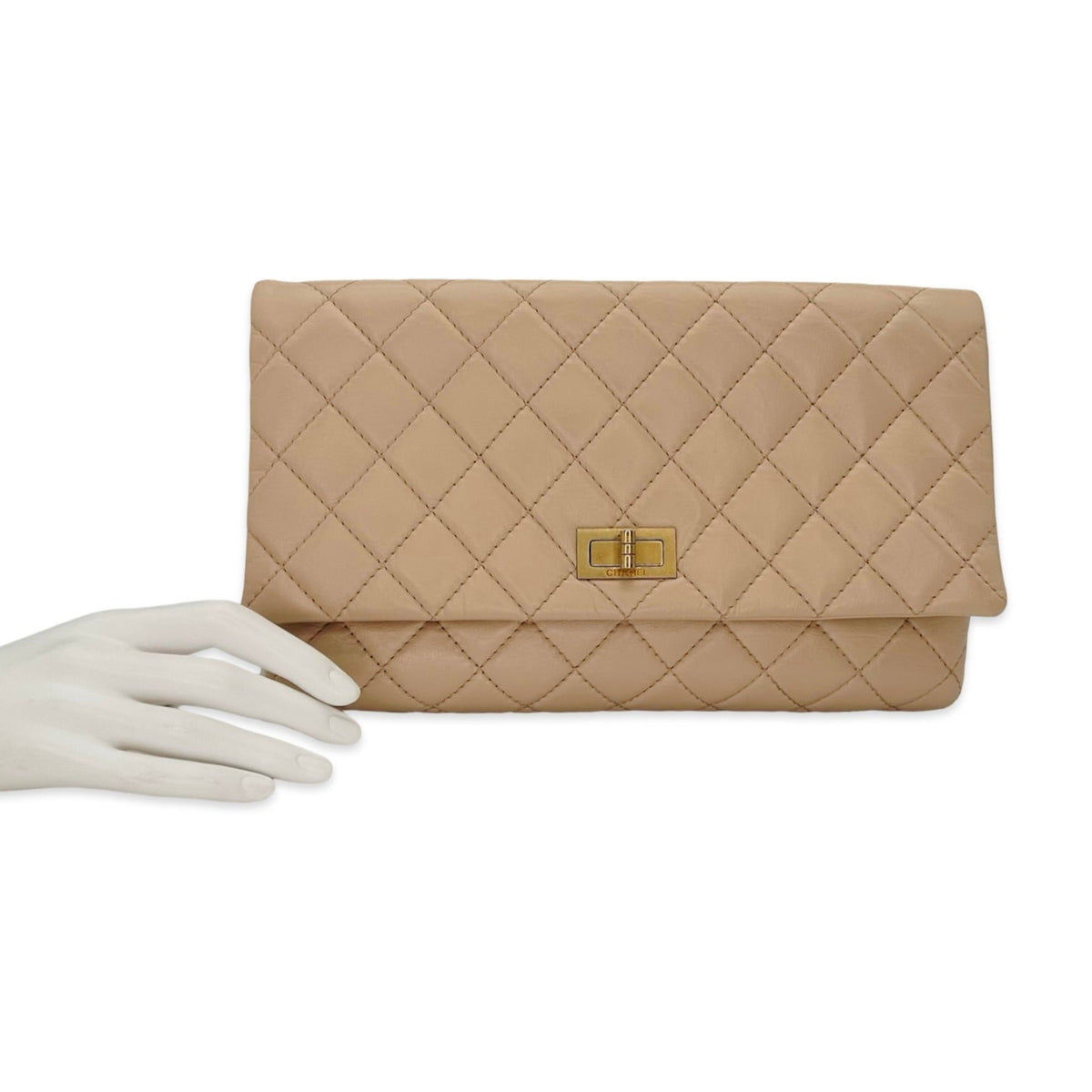 Chanel Quilted Lambskin Reissue Clutch