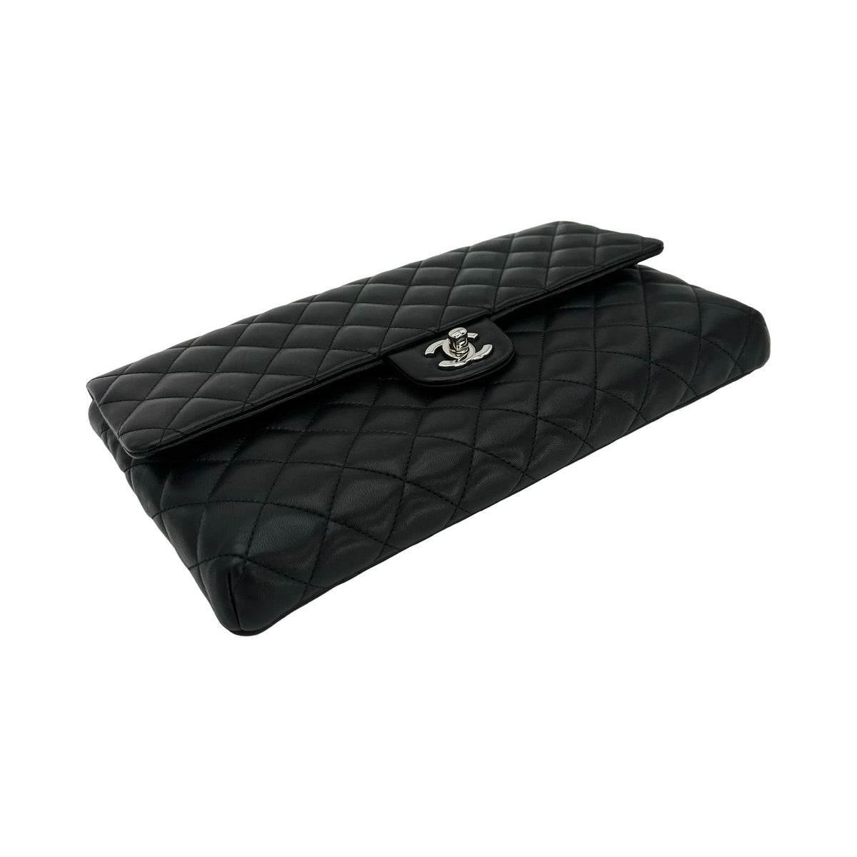 Chanel Quilted Lambskin Classic Flap Clutch