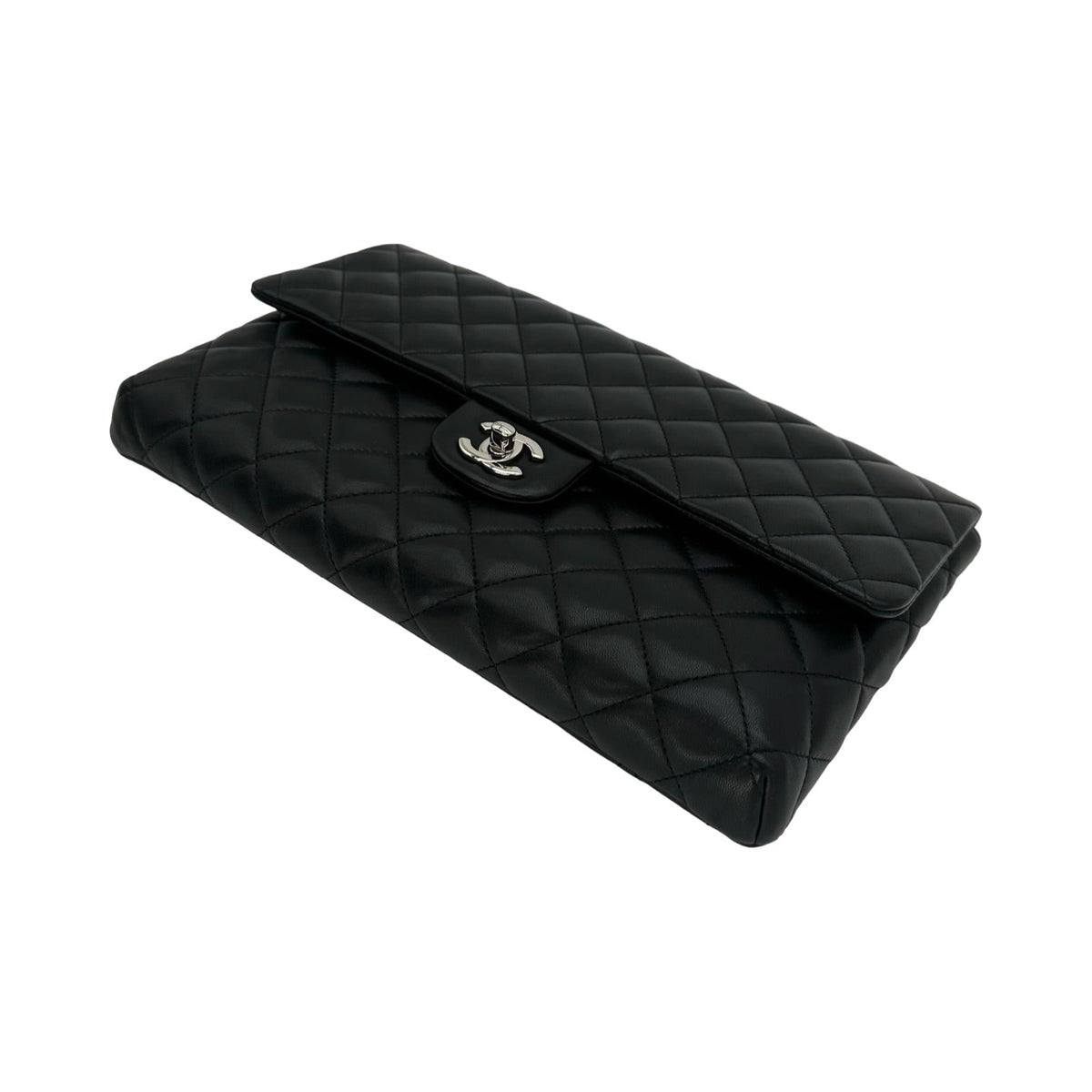 Chanel Quilted Lambskin Classic Flap Clutch