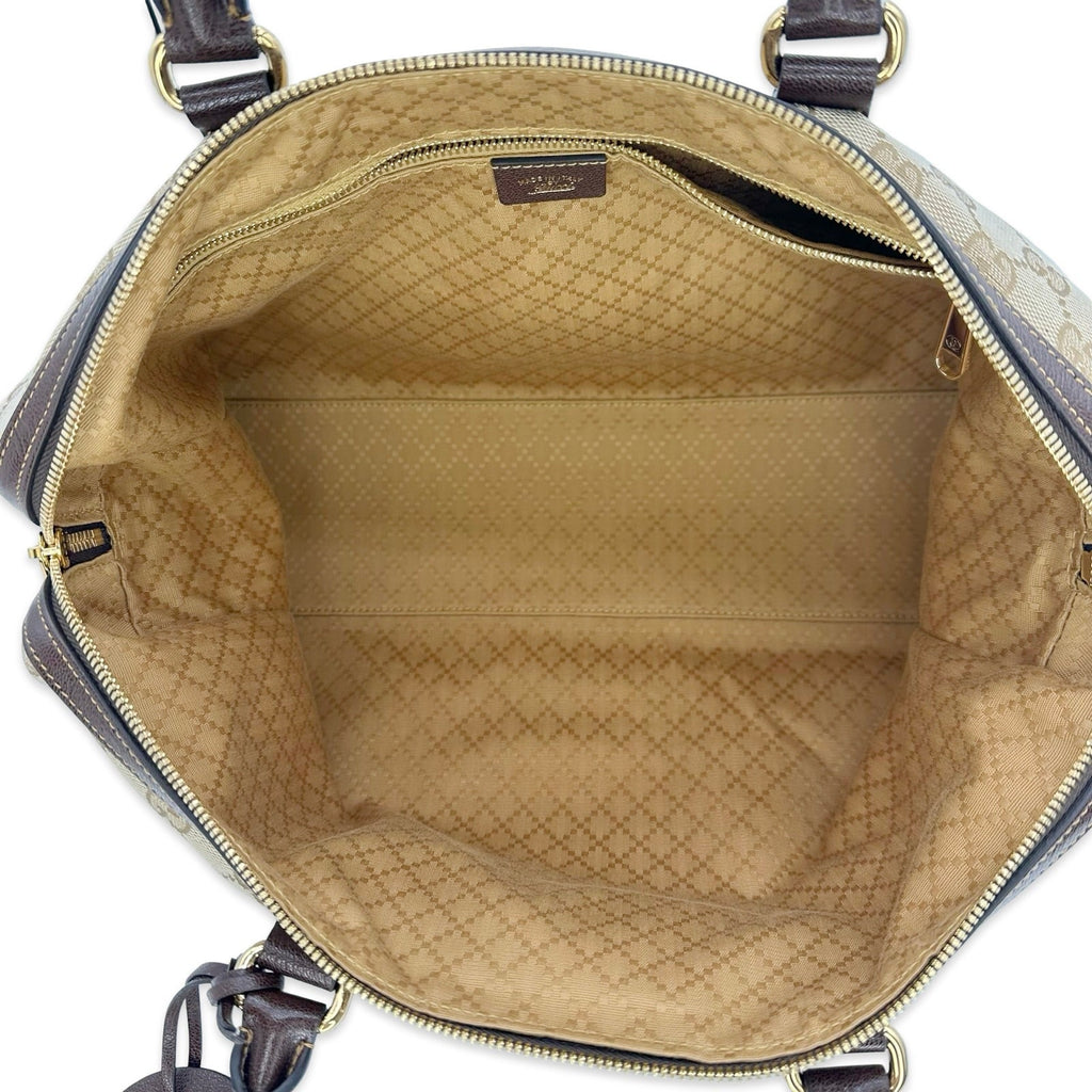 Gucci GG Canvas Horsebit Large Borsetto Boston
