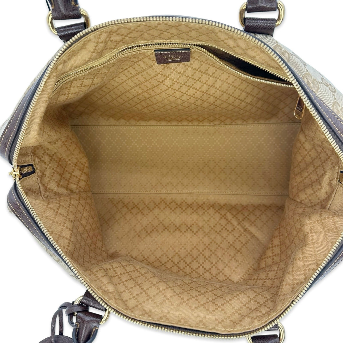 Gucci GG Canvas Horsebit Large Borsetto Boston