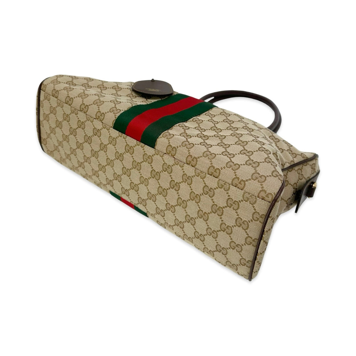 Gucci GG Canvas Horsebit Large Borsetto Boston