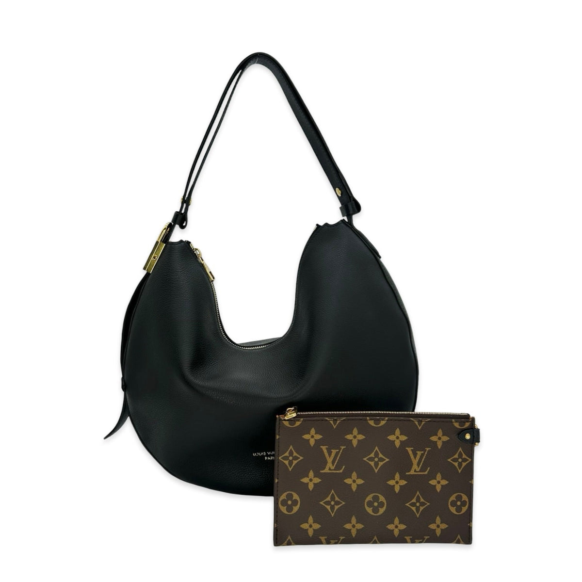 Louis Vuitton Grained Calfskin Low Key Cookie MM