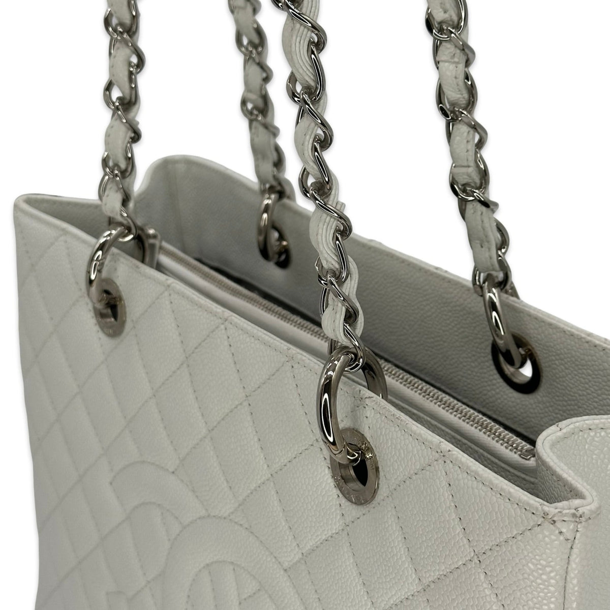 Chanel Quilted Caviar Grand Shopping Tote